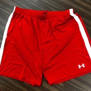 Men's Red Under Armour Shorts